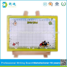 Plastic dry eraser board a4 size with frame
